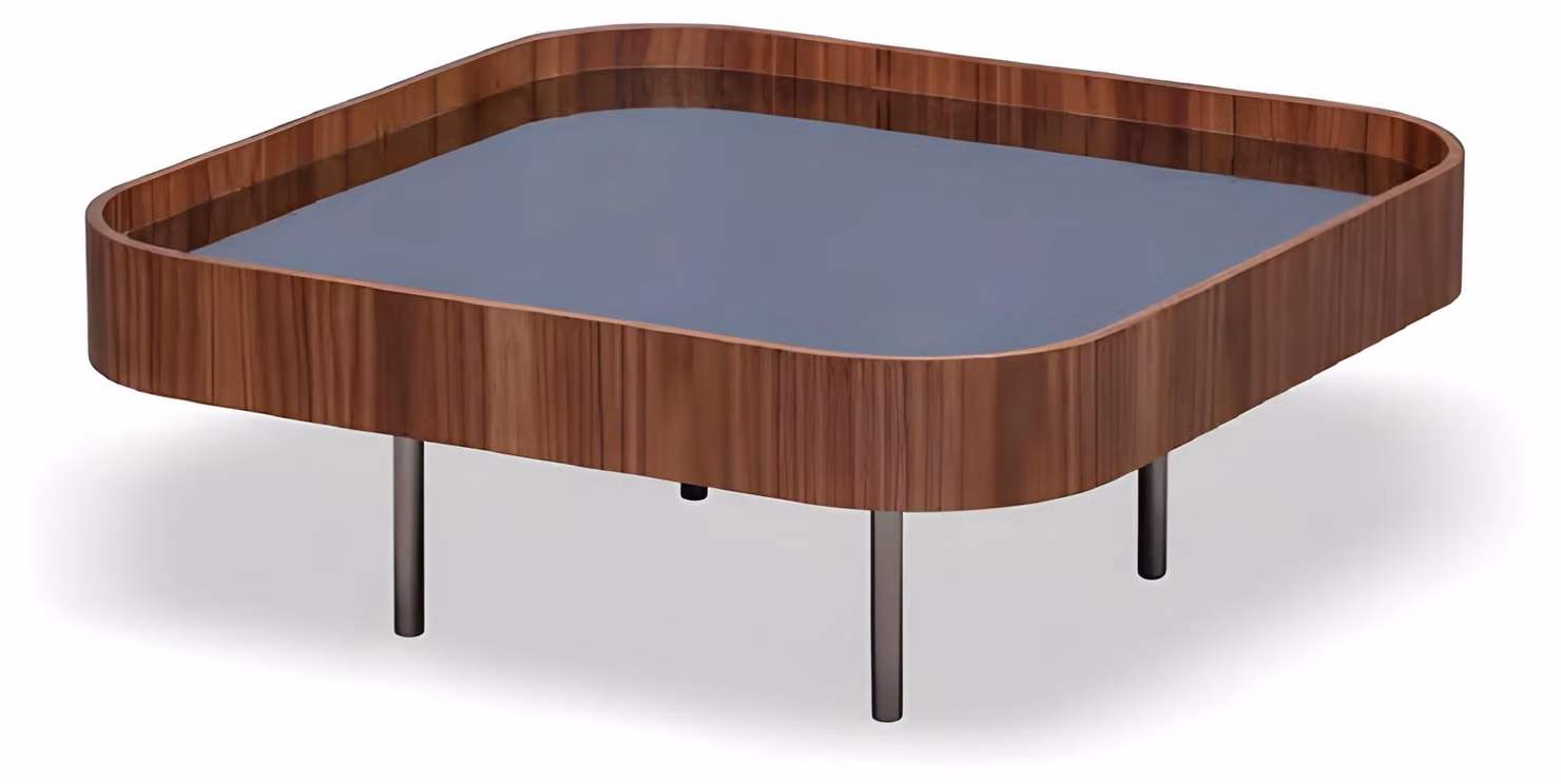 Couchtisch aus Holz in Braun modern und stilvoll