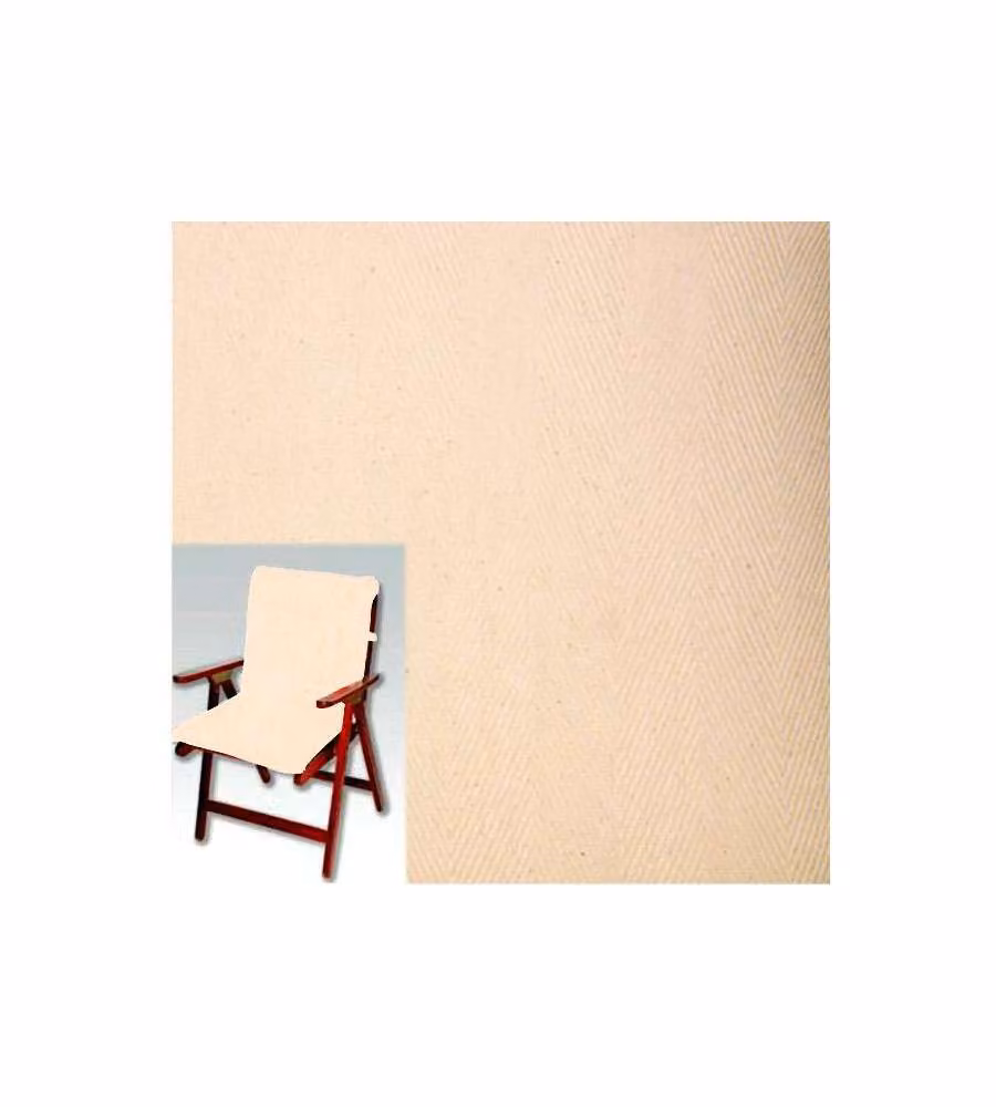 Cuscino sedia basso ecrù 50 + 45 x 45 x 5 cm