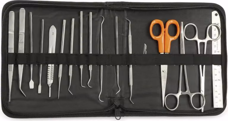 Set di utensili fini, 17 pezzi, acciaio inossidabile