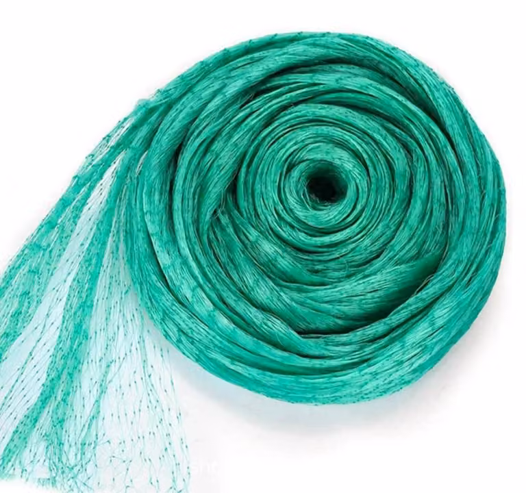 Rete protettiva per uccelli, 6x10 metri, rete da giardino, rete per foglie, colore verde, dimensione delle maglie: 17 mm