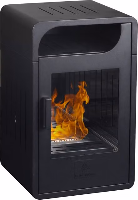 Stufa a Bioetanolo da Interno 65x40x38 cm 2,5kW Fiammetta Junior Statica Nera
