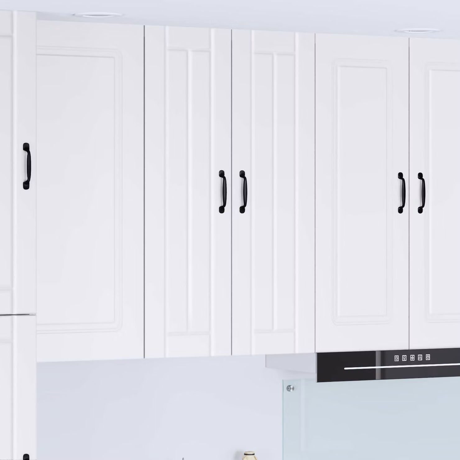 Armadietto a muro moderno vidaXL LUCCA Bianco L: 60 cm, P: 31 cm, H: 100 cm