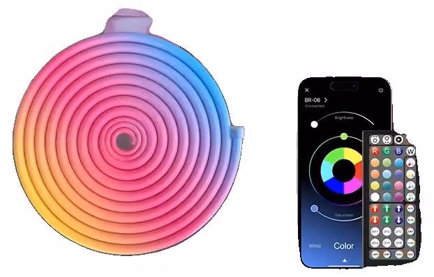 Strisce LED, sincronizzazione con la musica, controllo duale, RGB-15M
