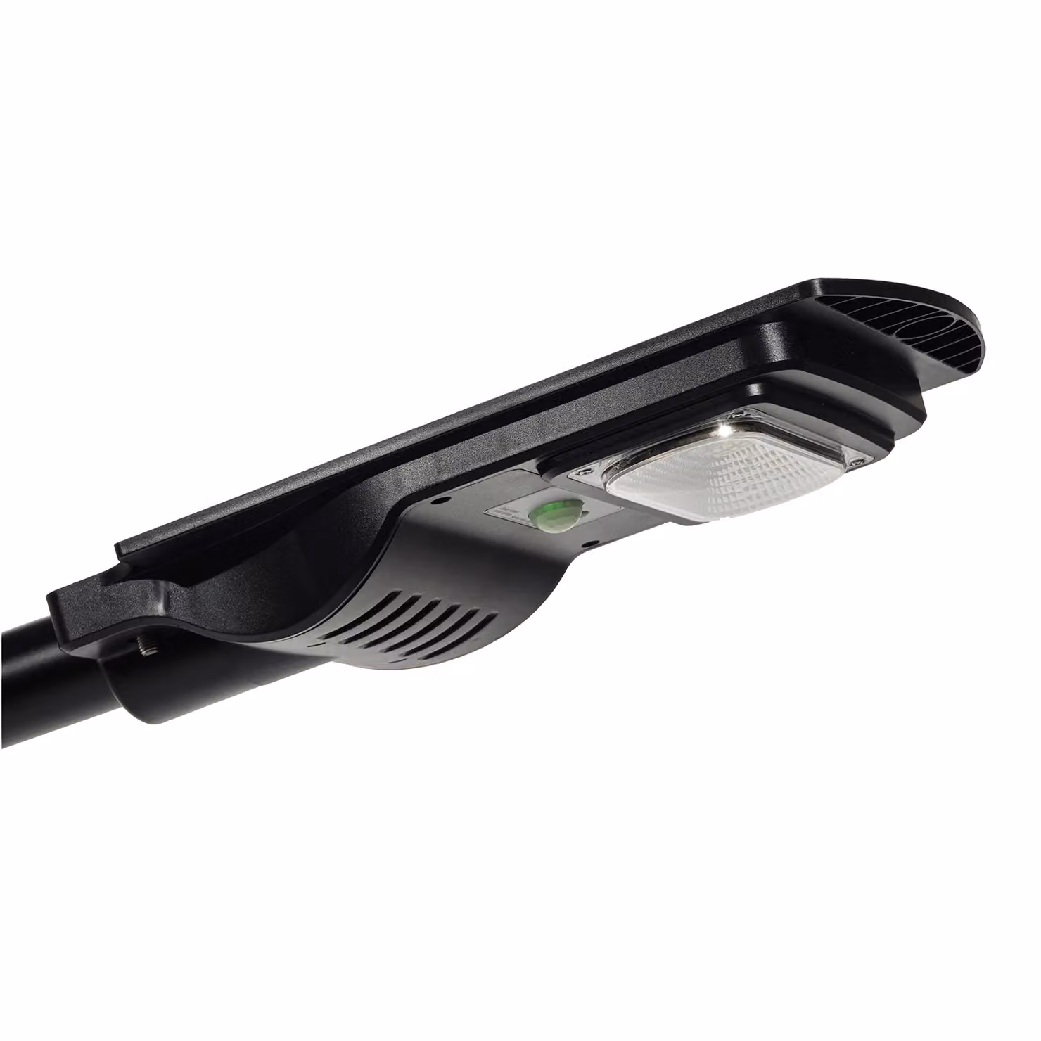 DICTROLUX Faro Solare LED da 50W con Sensore di Movimento e Telecomando, Luce Bianca Fredda, Nero, IP65 per Giardino – 1