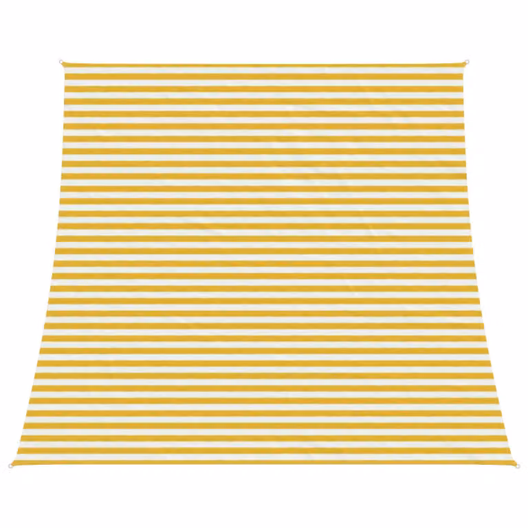 vidaXL Telo Ombra Rettangolare 4/5 x 4 m HDPE Giallo e Bianco