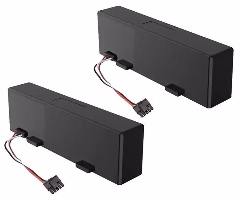 Batterie di ricambio, capacità 12800mAh, alta compatibilità, 2 pezzi da 12800mAh