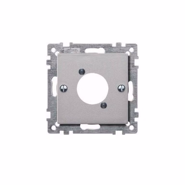 Piastra centrale per connettori audio XLR, alluminio, sistema M