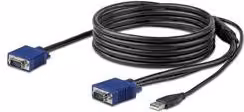 Cavo KVM Startech.Com USB-C a USB-A, Lunghezza: 3 m, Nero