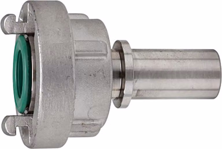 Giunto Riegler Storz, spigot, attacco a conchiglia, alluminio, misura 52-C, LW 38