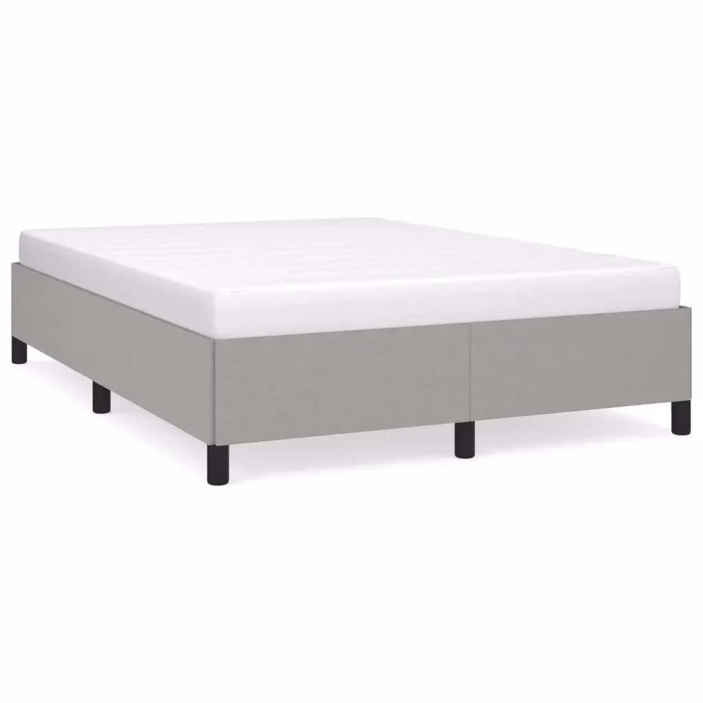 Struttura Letto Design Mania con Giroletto Imbottito in Tessuto Grigio L/P/H: 140 x 200 x 35 cm – 2