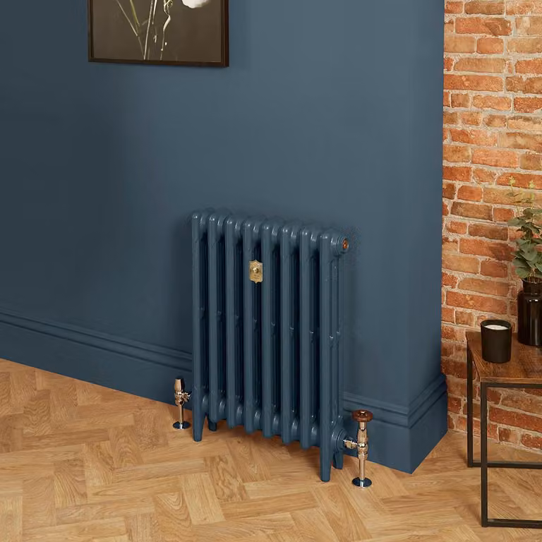 Radiatore Tradizionale in Ghisa a 3 Colonne - Blu - 560mm x 263mm