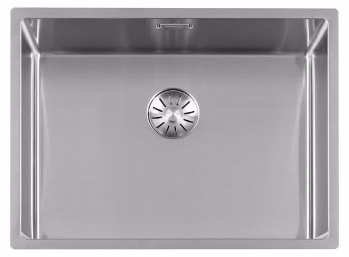 Lavello da cucina Togo, acciaio inossidabile, modello 55SP, dimensioni 590x440 mm