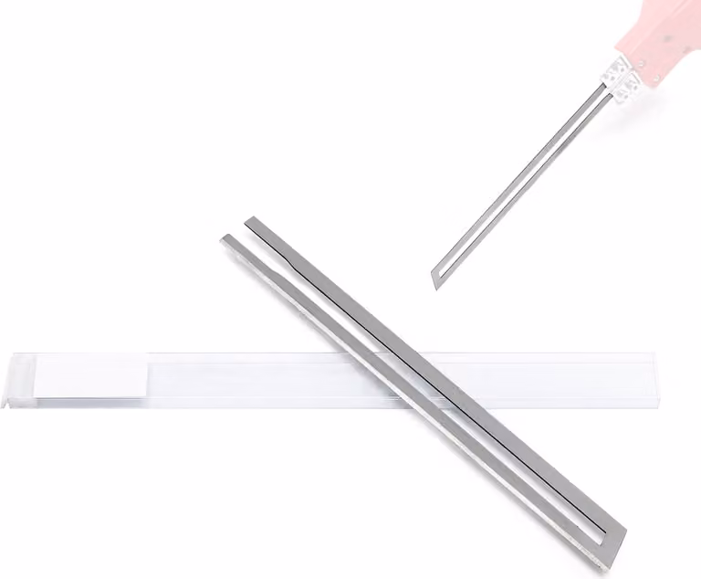 Lama Wiltec per taglierina per polistirolo 200 mm, temprata, diritta, taglia polistirolo, Styrodur e altri materiali isolanti con lega di nichel-cromo per taglierine a filo caldo