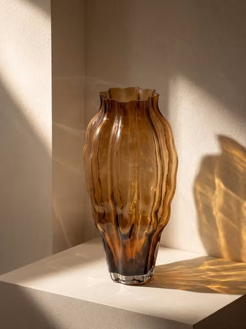 Vaso jarrone grande Muse Kenay Home colore marrone