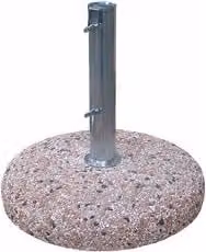 Base per ombrellone Yes Everyday in cemento e acciaio grigio, 25 kg