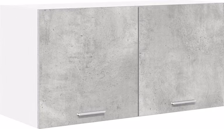 Armadio pensile con porta Grigio cemento 80 x 31 x 40 cm