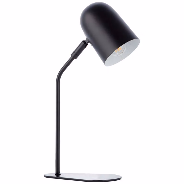 Lampada da tavolo Tong in velluto nero