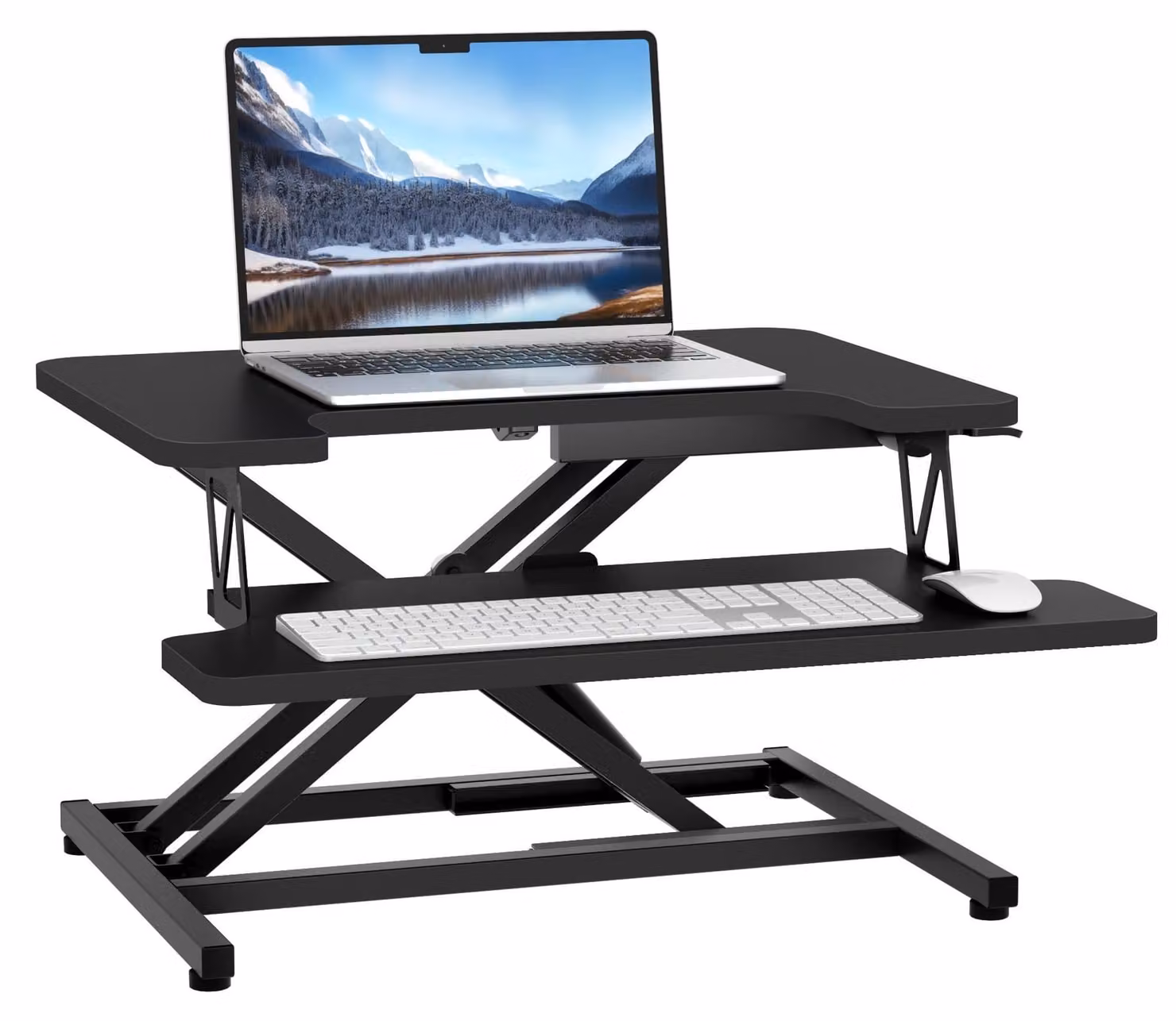 Convertitore regolabile da scrivania a standing desk, dimensioni 55 x 40 cm