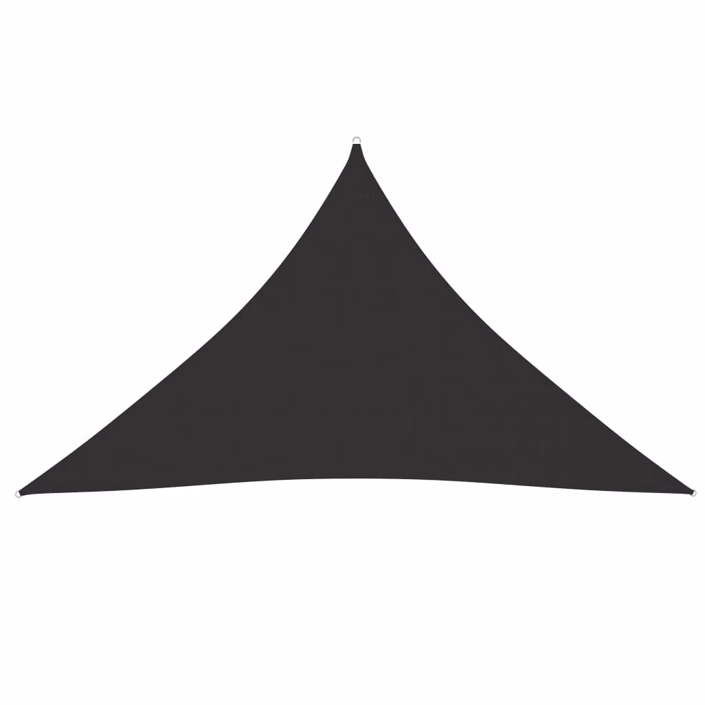 The Living Store Tenda da sole in tessuto Oxford triangolare 4x4x5,8 m Antracite