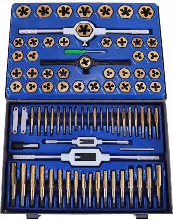 Set di tasselli blu composto da 86 pezzi
