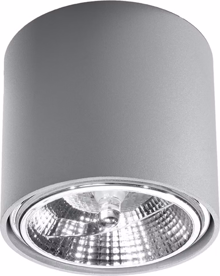 Plafone HESTER 1 GU10 ES111 Grau ALU LUMILO Lampade