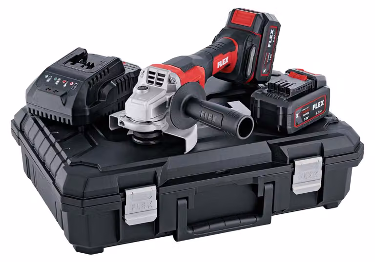 FLEX Akku Winkelschleifer Set L 125 18.0-EC LD/5.0 Light Duty Trennschleifer
