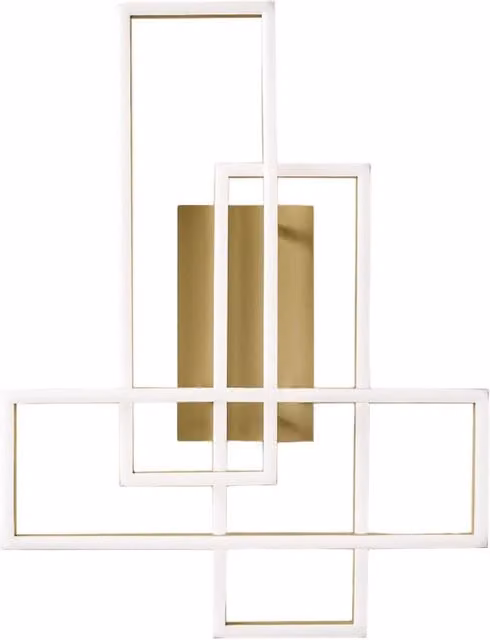 Plafoniera LED Dyana P 60W 1900lm 3000K in Alluminio Oro Spazzolato, Dimmerabile a Taglio di Fase, Luce Diretta - Gealuce