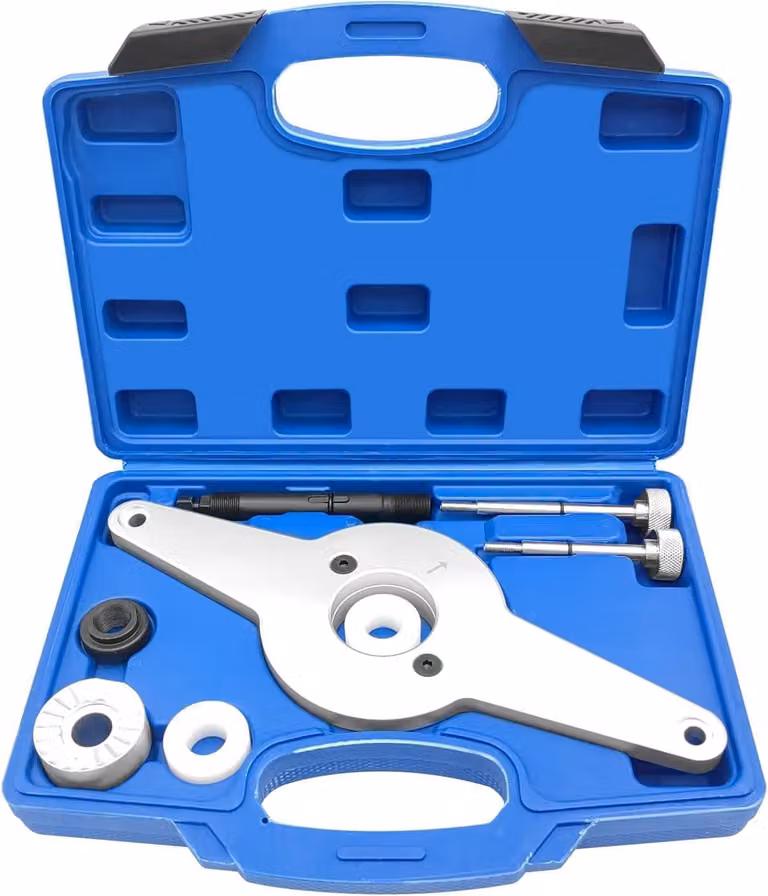 Solidchoice - Kit di strumenti per ammortizzatore dell'albero motore, adatto a diversi modelli di auto, completo di utensili per l'installazione
