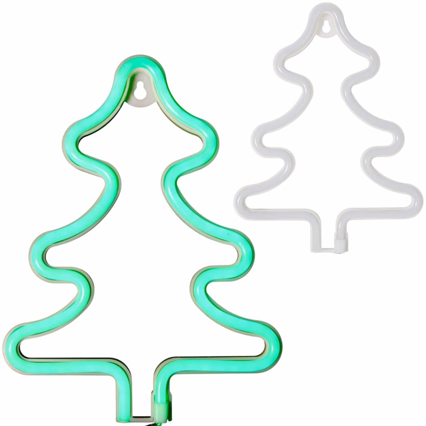 Decorazione Luminosa Led Natalizia - Albero Di Natale Al Neon 23 Cm