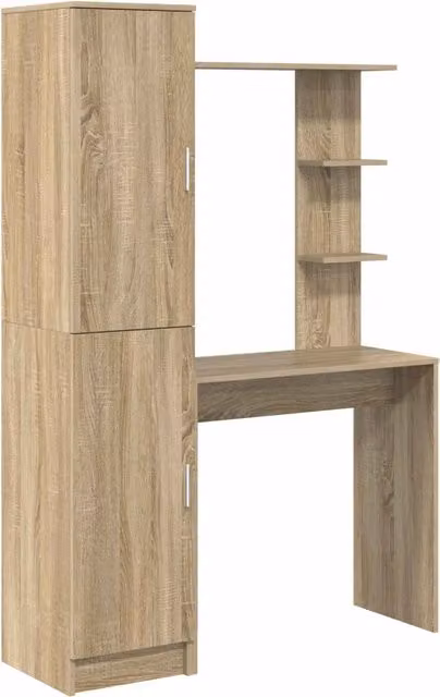 Scrivania | Tavolo da Ufficio 2 pz Rovere Sonoma