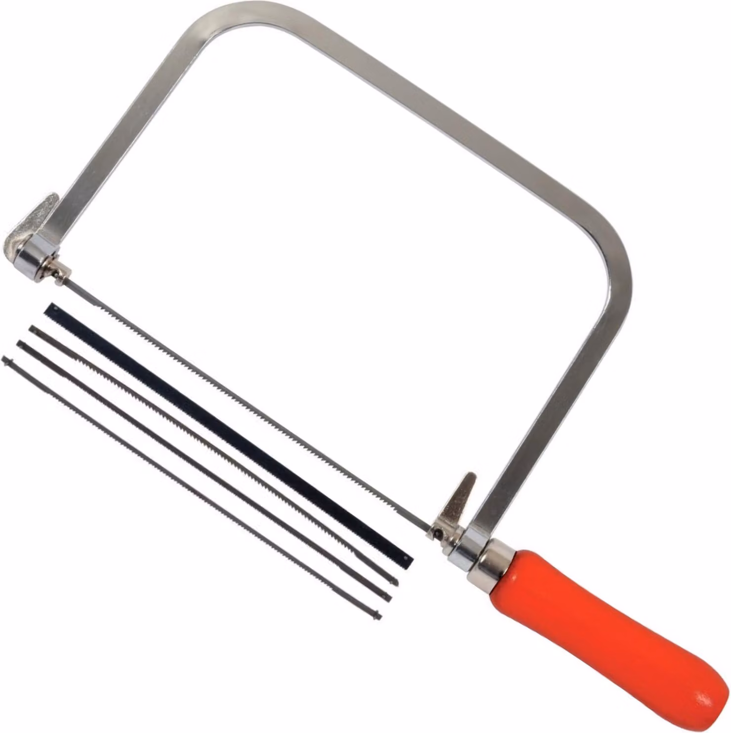 Seghetto rotante a 360 gradi - 5 lame per legno e metallo - lunghezza della lama: 17 cm