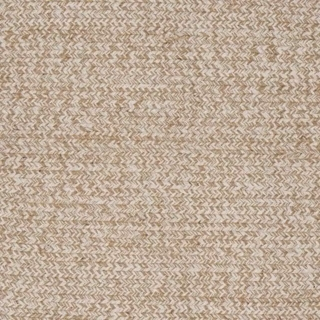 Tappeto rettangolare in juta lavabile Bianco e Beige L: 152 cm x P: 245 cm