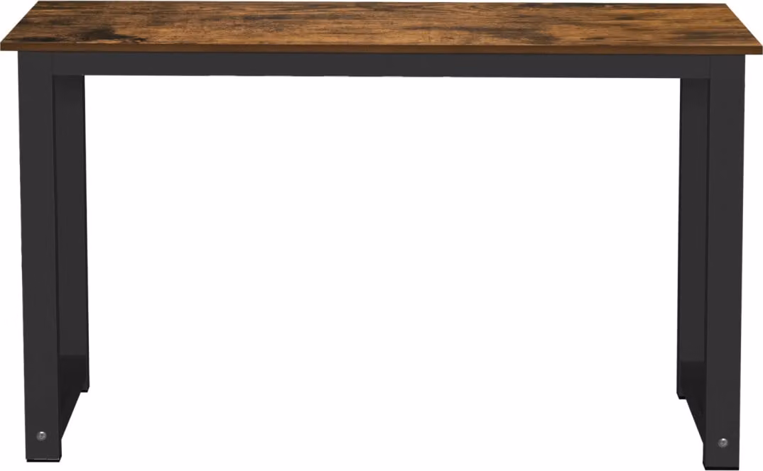 VDD - Scrivania - tavolo da computer - tavolo da cucina - metallo e legno - 120 cm x 60 cm - nero