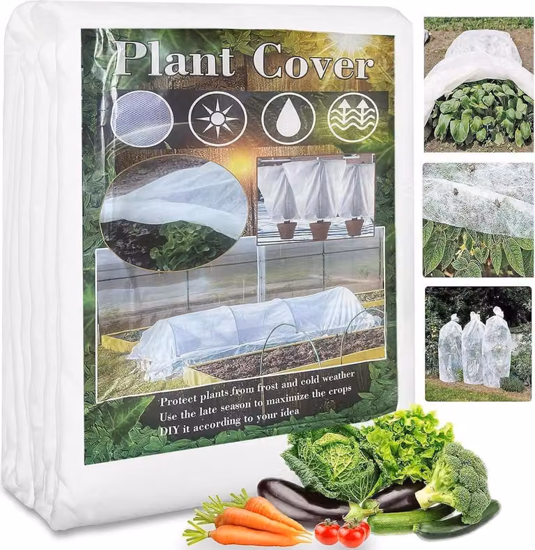 OAHAO vello da giardino antigelo per piante 40g/m² protezione invernale 2x10M