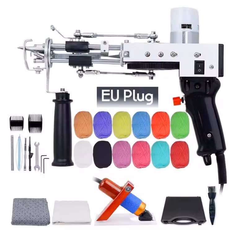 Set di pistole per tufting, pistola elettrica per tufting, pistola per tufting da 7 - 21 mm