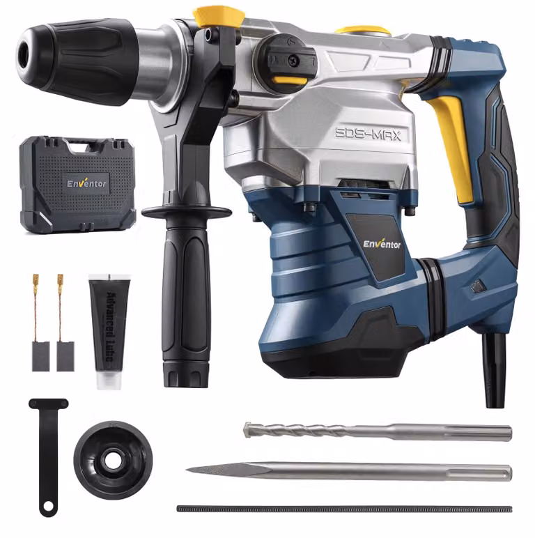 Trapano avvitatore SDS-MAX - 1500 Watt - Capacità di foratura: 40 mm - Ideale per cemento e muratura