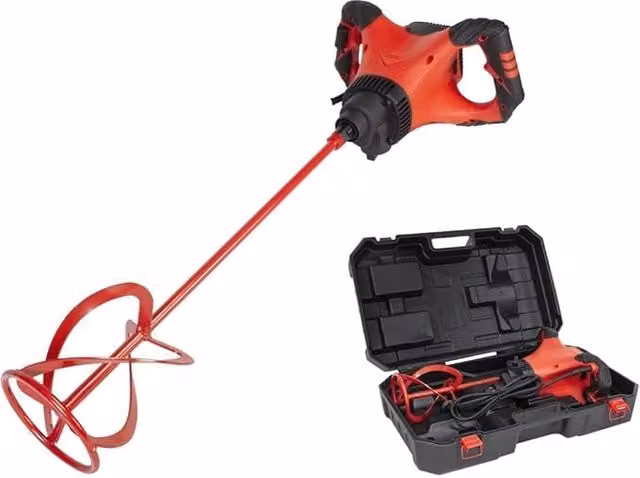 Miscelatore elettrico Rubi Rubimix-9 Supertorque da 1800 W 230 V rosso con valigetta