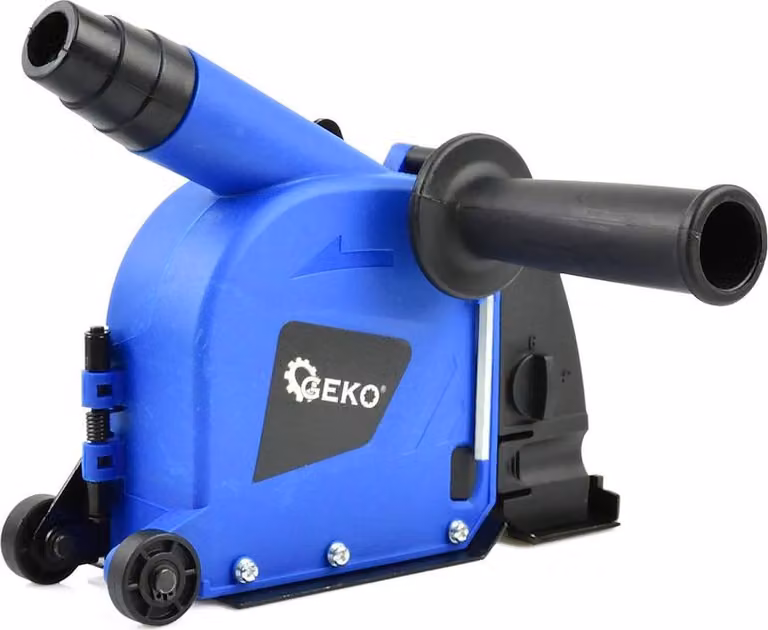 Cappa di aspirazione per smerigliatrice angolare 115Mm/125Mm - Intonacatrice precisa con profondità di solco regolabile e pratico set di adattatori per applicazioni versatili.