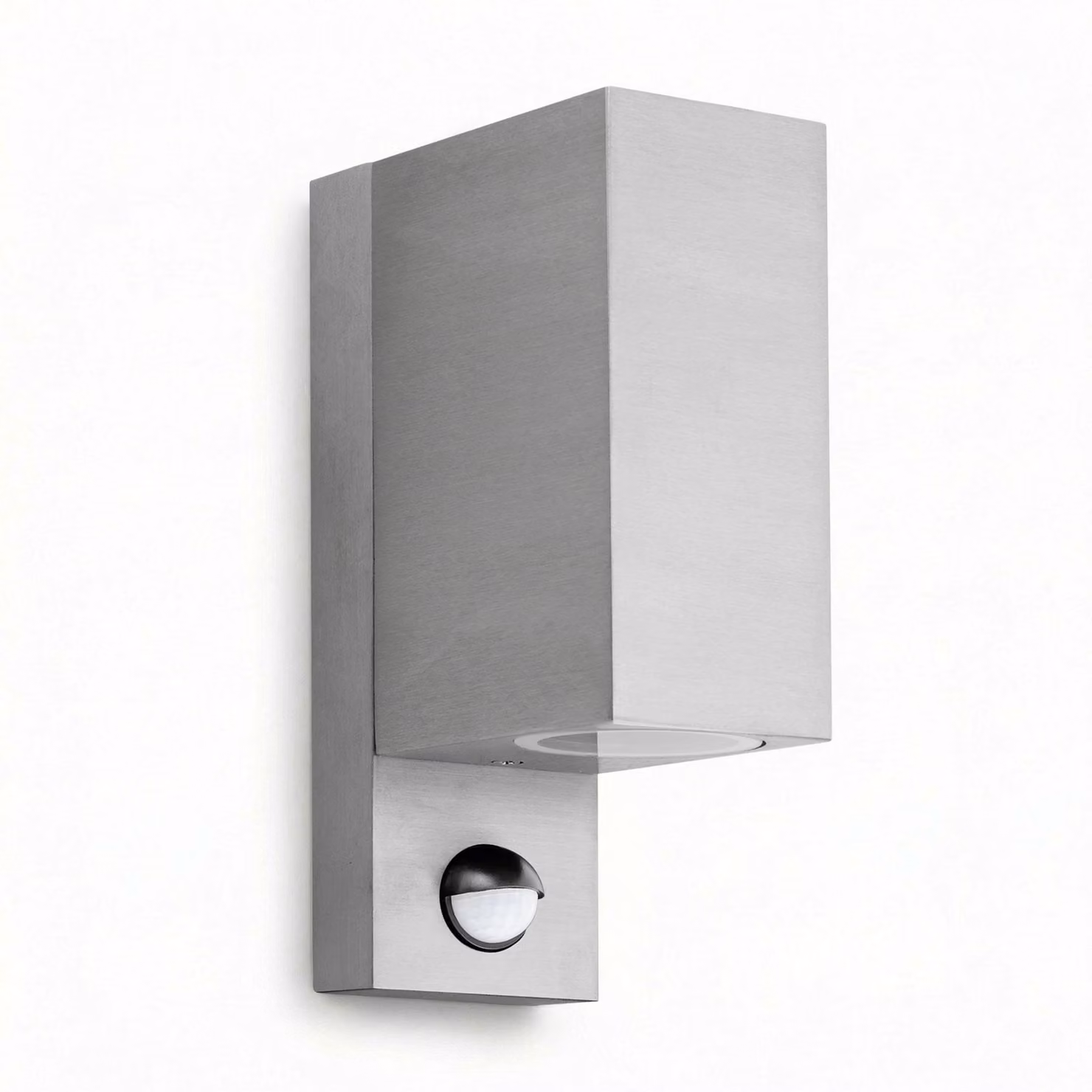 Lampada da parete per esterni Maxkomfort 1268E1-SN IP44 Up&Down con sensore di movimento