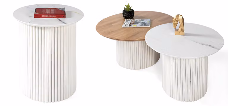 Beistelltisch Couchtisch Sofatisch Wohnzimmertisch Praktisch 2tlg.