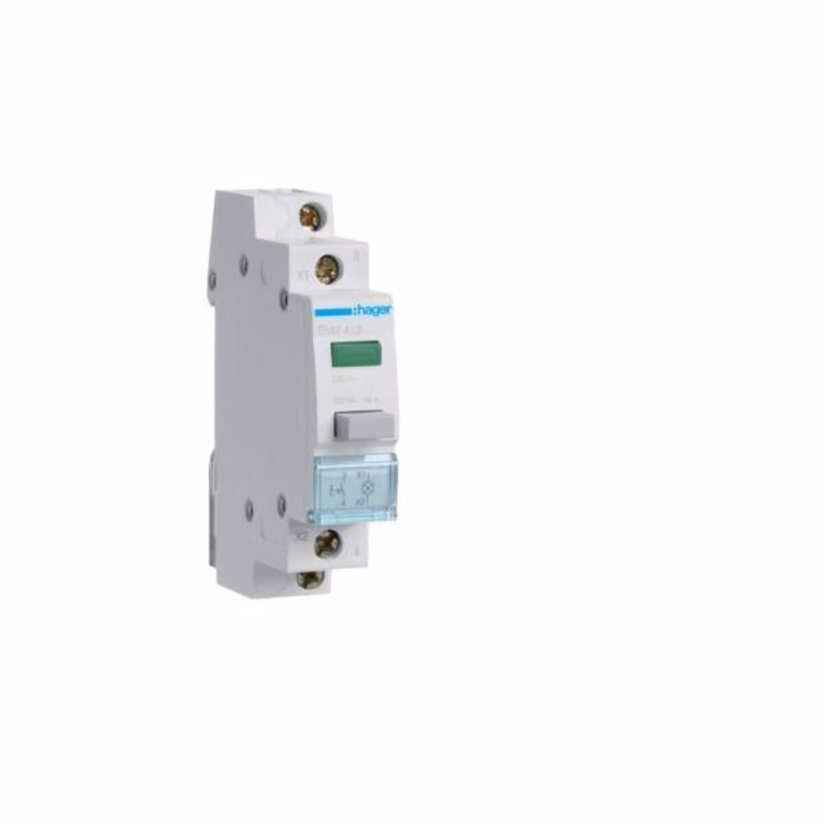 Pressostato Hager 1S verde, 230V SVN413
