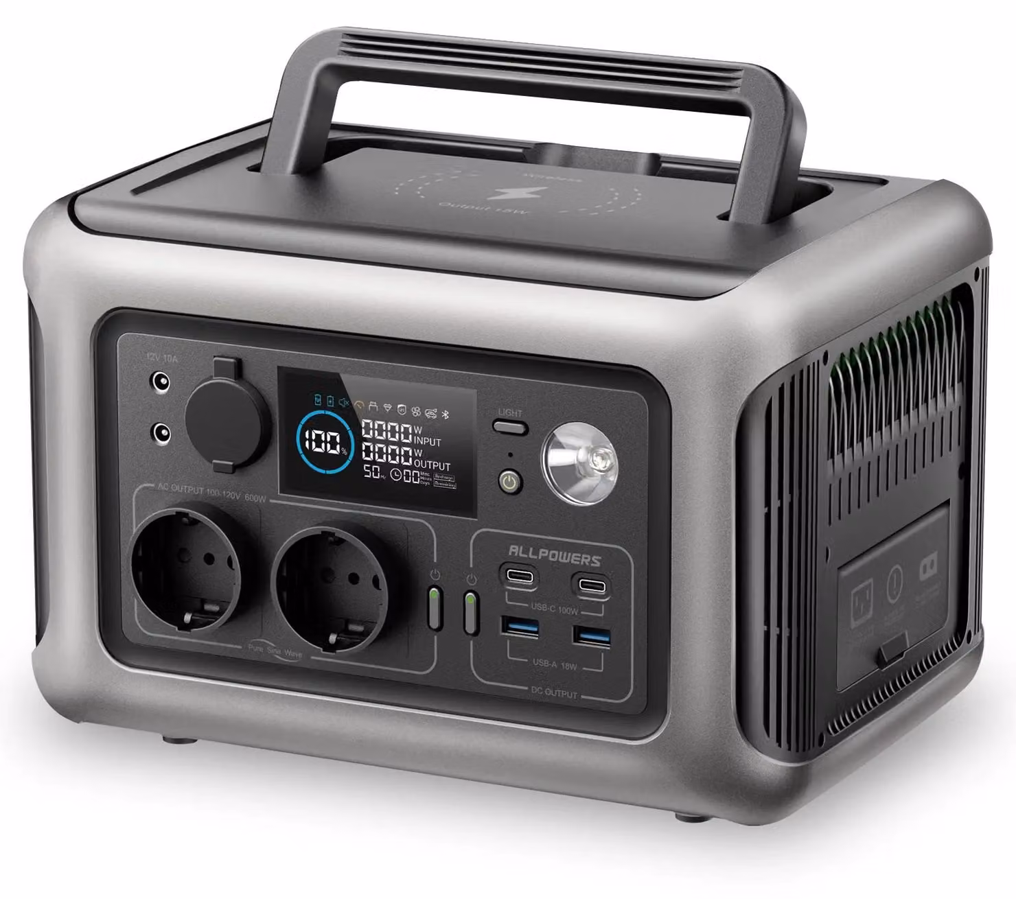 Centralina di alimentazione - Centraline di alimentazione - Generatore di corrente - R600 - 299Wh, centralina di alimentazione da 600W