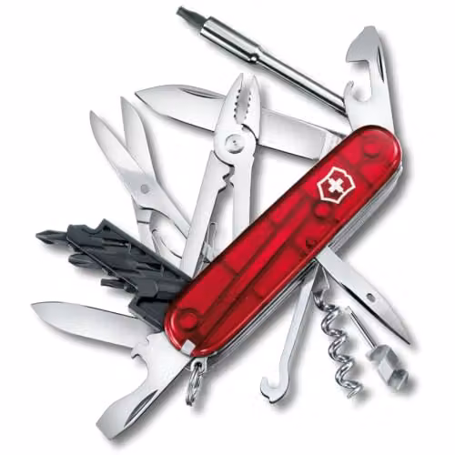 Victorinox Swiss Army Knife Cyber Tool M - Multiuso 32 Funzioni - Rosso