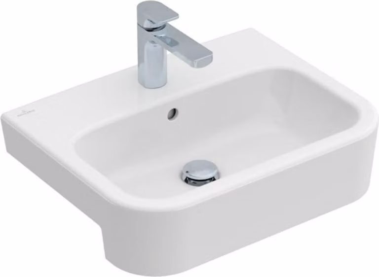 Villeroy & Boch Architectura lavabo en saillie, 1 trou pour robinet, avec trop-plein, 550x430mm, 419055R1, 419055R1