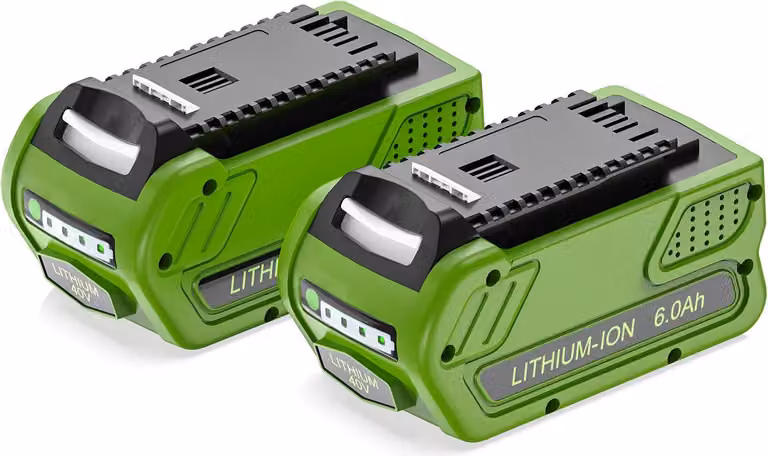 Batteria, 40 V, capacità 6000 mAh, 2 pezzi