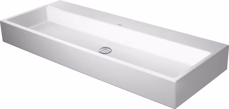 Duravit Vero Air Lavabo 120x47cm, sans trop-plein, avec table de robinetterie, sans trou de robinet, poli, 2350120079, 2350120079