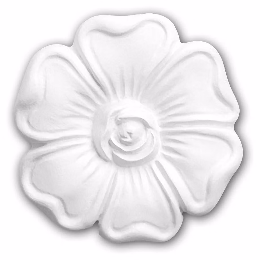 Elemento decorativo Profhome 160006 rosone stile classico Ø 6 cm
