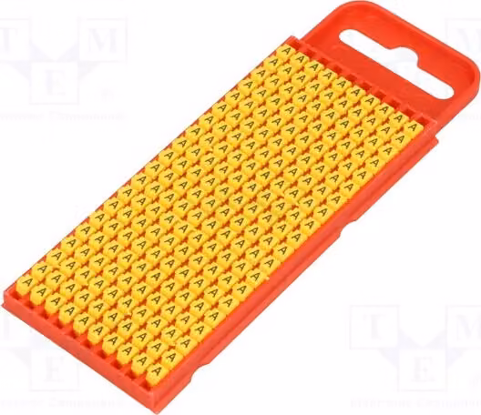 200 etichette gialle per cavi e conduttori, modello 561-01014, adatte per cavi con diametro da 2 a 2,8 mm