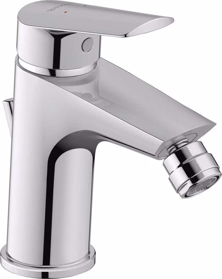 Duravit No.1 Mitigeur de bidet, avec garniture découlement, saillie 123mm, N12400001010, N12400001010
