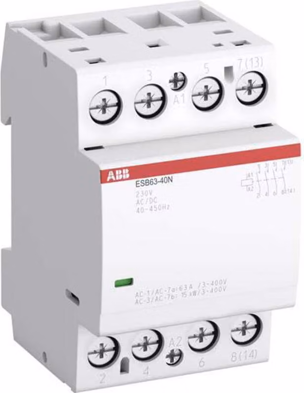 Stotz S&J Contattore di installazione 63A 230V AC/DC ESB63-40N-06